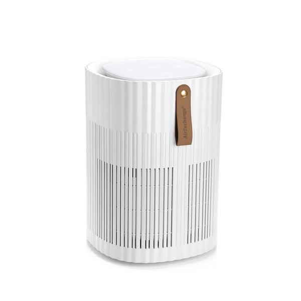 AirExchange 150‑T, fluisterstille luchtreiniger voor in de slaapkamer, voor schone lucht en betere slaap, wit