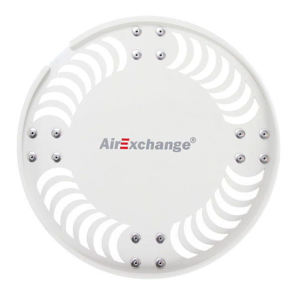 transportsysteem met wielen voor airexchange luchtreiniger in kleur wit