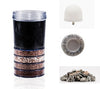 complete vervangingsset voor de Aqualine 5 waterfilter, bestaande uit een keramisch filter, meerstappenfilter, mineraalstenen en pH ring. 